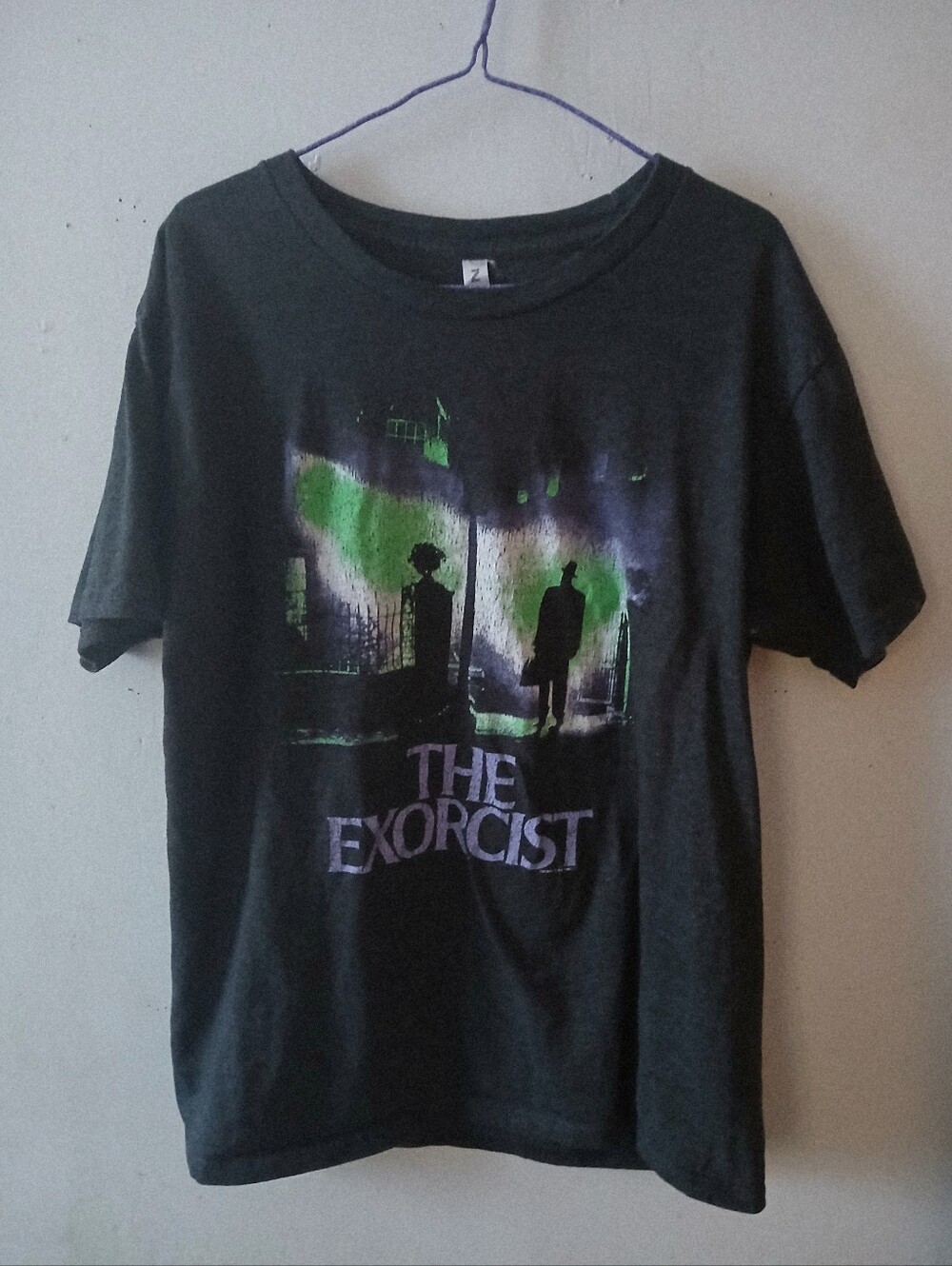 Unisex 'Exorcist' Graphic Tee, Large.